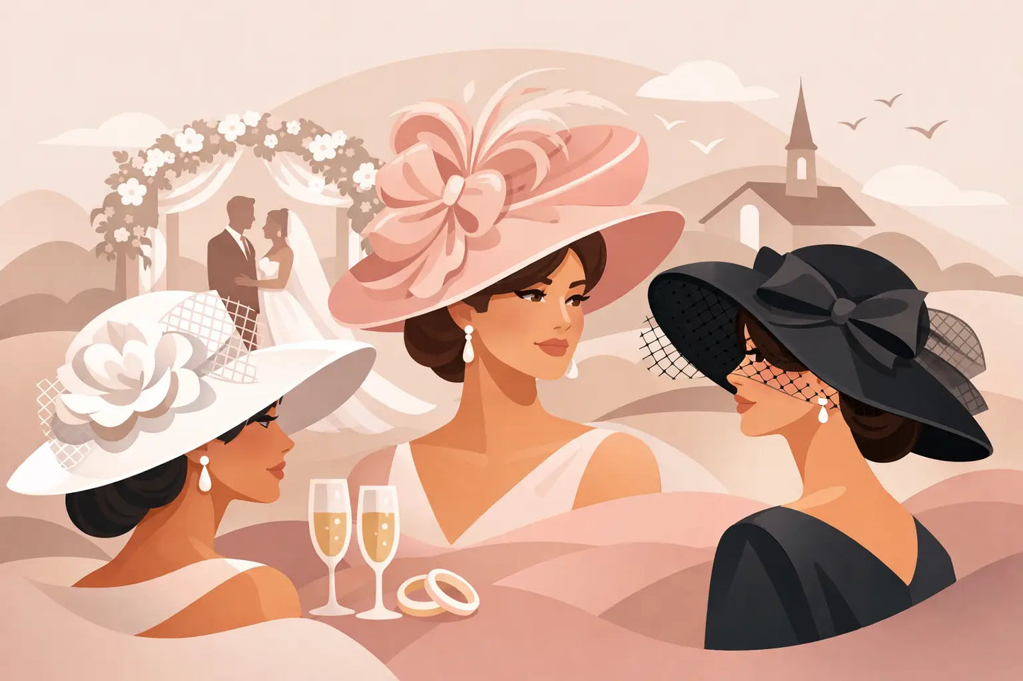 Best Statement Hats for Weddings to Wear Now