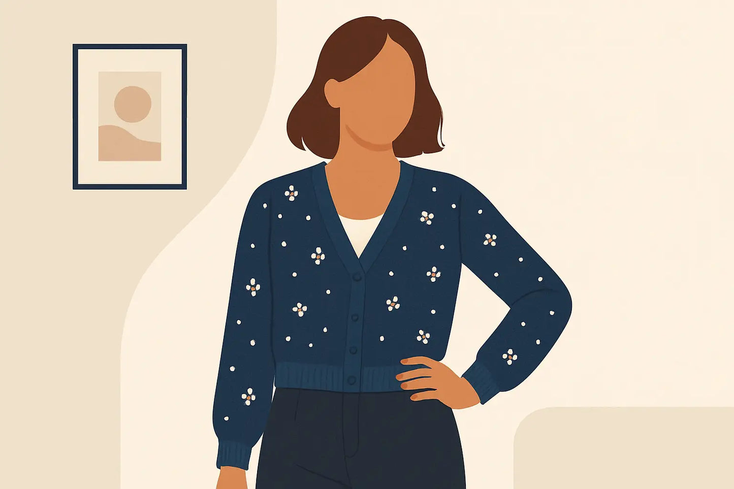 How to Style an Embellished Cardigan