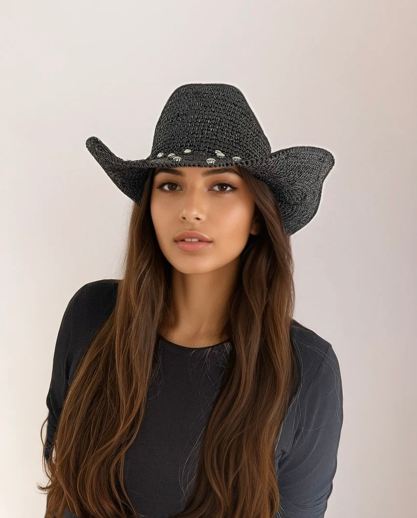 Bea crystal cowboy hat