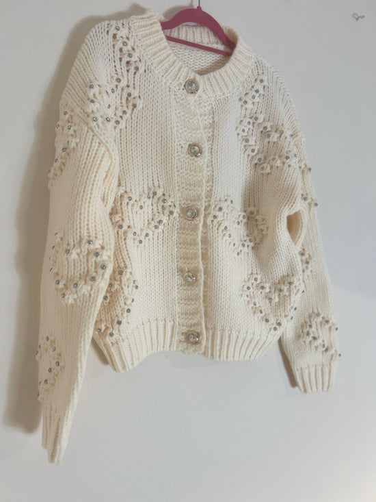 Bobble hot sale heart cardigan