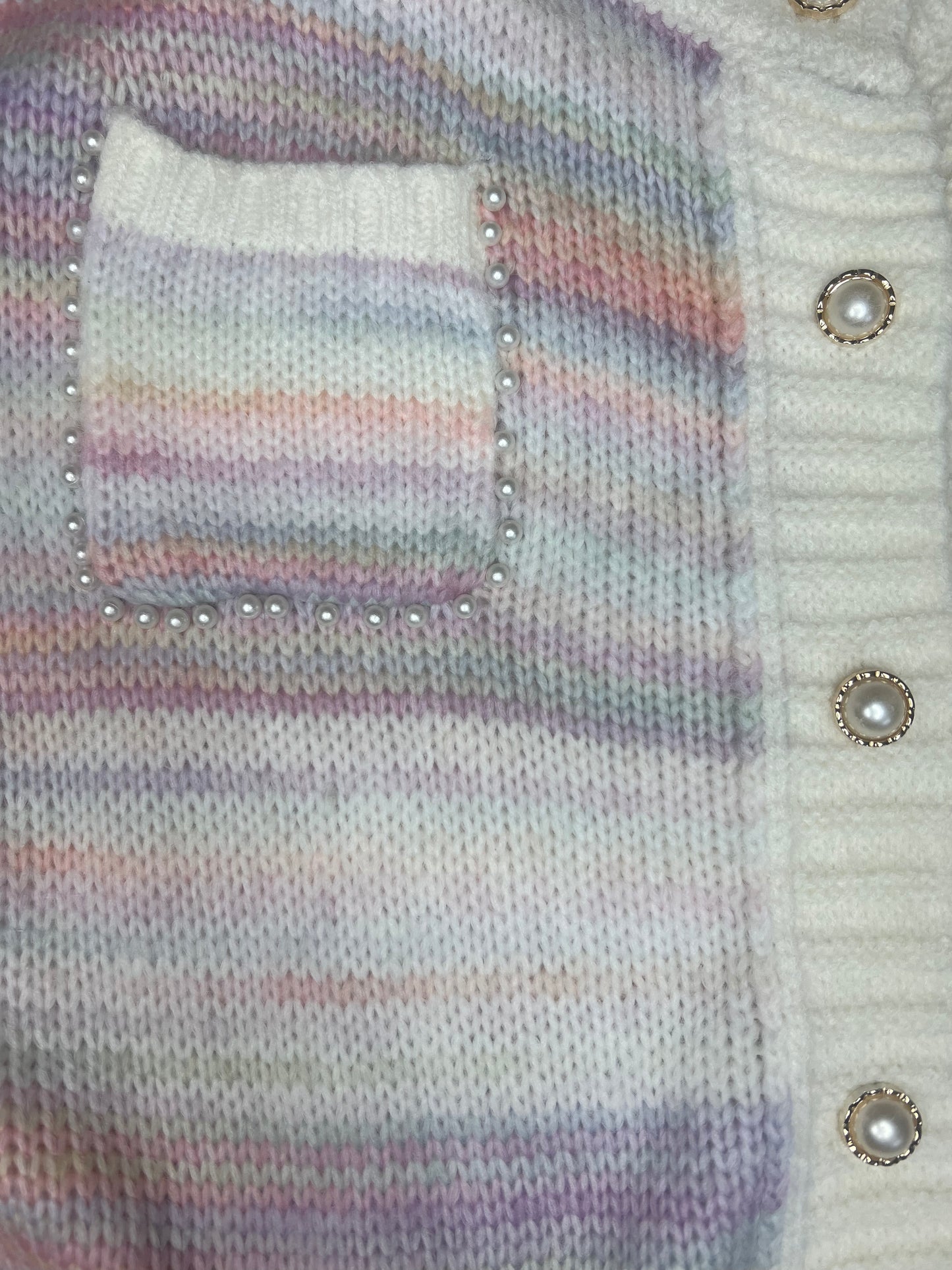 Vita rainbow pearl cardigan