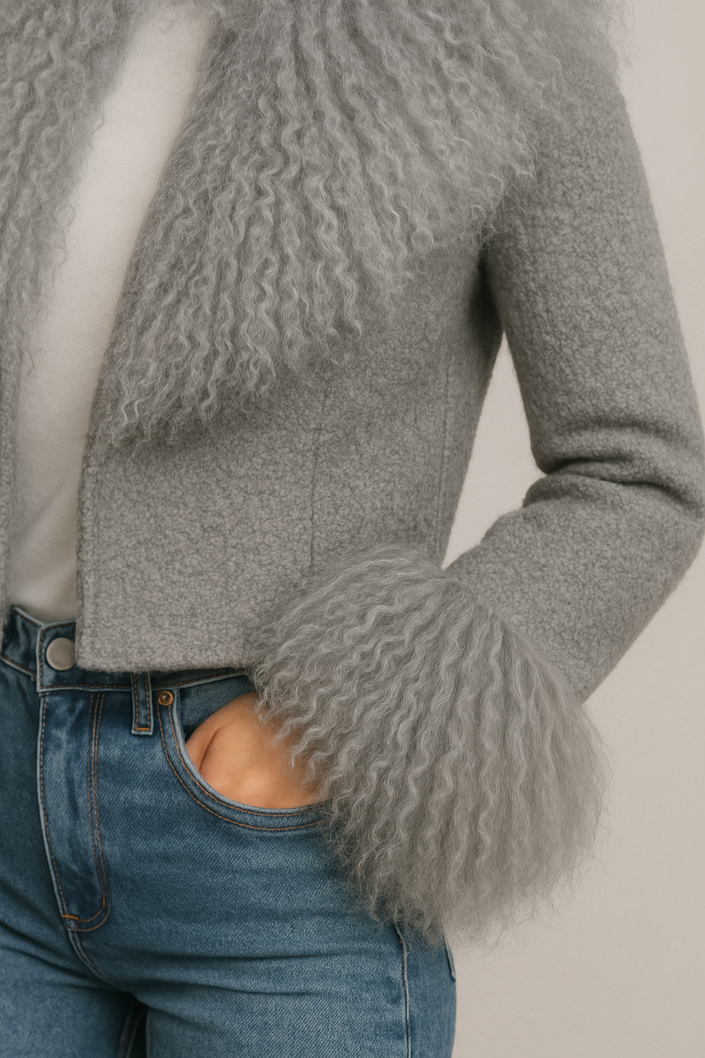 Odette jacket-Grey