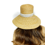 Gabriella pearl brim hat