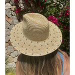 Roma Crystal straw hat