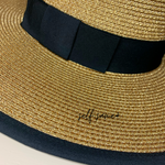 Goldie straw beach hat