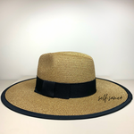 Goldie straw beach hat